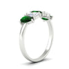 Load image into Gallery viewer, 1.25-carat-5-stone-wedding-band-emerald-teardrop-in-white-gold-fdwb8008pegemgrangle2-1.25ct-nl-wg.jpg