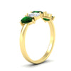 Load image into Gallery viewer, 1.25-carat-5-stone-wedding-band-emerald-teardrop-in-yellow-gold-fdwb8008pegemgrangle2-1.25ct-nl-yg.jpg