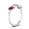 Load image into Gallery viewer, 1.25-carat-5-stone-wedding-band-pink-sapphire-teardrop-in-white-gold-fdwb8008pegsadrpiangle2-1.25ct-nl-wg.jpg