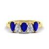 Load image into Gallery viewer, 1.25-carat-5-stone-wedding-band-sapphire-teardrop-in-yellow-gold-fdwb8008pegsablsleep-1.25ct-nl-yg.jpg
