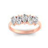 Load image into Gallery viewer, 1.25-ct-pear-shape-five-stone-diamond-band-in-rose-gold-fdwb8008peangle5-1.25ct-nl-rg.jpg
