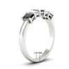 Load image into Gallery viewer, 1.50 Ct Emerald Cut 5 Stone Diamond Anniversary Ring