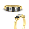 Load image into Gallery viewer, 1.5-ct-emerald-cut-black-diamond-anniversary-ring-in-yellow-gold-fdwb8008emblackangle3-1.50ct-nl-yg