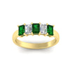 Load image into Gallery viewer, 1.5-ct-emerald-cut-emerald-anniversary-ring-in-yellow-gold-fdwb8008emgemgrangle5-1.50ct-nl-yg