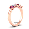 Load image into Gallery viewer, 1.5-ct-emerald-cut-pink-sapphire-anniversary-ring-in-rose-gold-fdwb8008emgsadrpiangle2-1.50ct-nl-rg-hw
