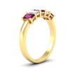 Load image into Gallery viewer, 1.5-ct-emerald-cut-pink-sapphire-anniversary-ring-in-yellow-gold-fdwb8008emgsadrpiangle2-1.50ct-nl-yg