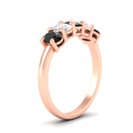 Load image into Gallery viewer, 1.5-ct.-black-diamond-five-stone-anniversary-band-in-rose-gold-fdwb8008ovblackangle2-1.50ct-nl-rg.jpg
