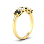 Load image into Gallery viewer, 1.5-ct.-black-diamond-five-stone-anniversary-band-in-yellow-gold-fdwb8008ovblackangle2-1.50ct-nl-yg.jpg