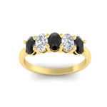 Load image into Gallery viewer, 1.5-ct.-black-diamond-five-stone-anniversary-band-in-yellow-gold-fdwb8008ovblackangle5-1.50ct-nl-yg.jpg