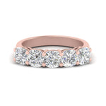 Load image into Gallery viewer, 1.5-ct.-diamond-5-stone-ring-cushion-cut-in-rose-gold-FD8008CUB-1.5CT-NL-RG.jpg