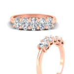 Load image into Gallery viewer, 1.5-ct.-diamond-five-stone-anniversary-band-in-rose-gold-fdwb8008ovangle3-1.50ct-nl-rg.jpg