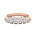 Load image into Gallery viewer, 1.5-ct.-diamond-five-stone-anniversary-band-in-rose-gold-fdwb8008ovsleep-1.50ct-nl-rg.jpg
