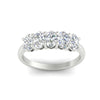 Load image into Gallery viewer, 1.5-ct.-diamond-five-stone-anniversary-band-in-white-gold-fdwb8008ovangle5-1.50ct-nl-wg.jpg