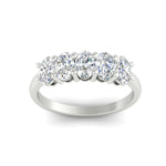 Load image into Gallery viewer, 1.5-ct.-diamond-five-stone-anniversary-band-in-white-gold-fdwb8008ovangle5-1.50ct-nl-wg.jpg