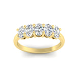Load image into Gallery viewer, 1.5-ct.-diamond-five-stone-anniversary-band-in-yellow-gold-fdwb8008ovangle5-1.50ct-nl-yg.jpg