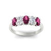 Load image into Gallery viewer, 1.5-ct.-pink-sapphire-five-stone-anniversary-band-in-white-gold-fdwb8008ovgsadrpiangle5-1.50ct-nl-wg.jpg