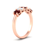 Load image into Gallery viewer, 1.5-ct.-ruby-five-stone-anniversary-band-in-rose-gold-fdwb8008ovgrudrangle2-1.50ct-nl-rg.jpg
