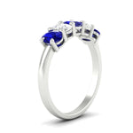 Load image into Gallery viewer, 1.5-ct.-sapphire-five-stone-anniversary-band-in-white-gold-fdwb8008ovgsablangle2-1.50ct-nl-wg.jpg