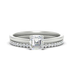 Load image into Gallery viewer, 1.5-mm-asscher-cut-solitaire-ring-with-eternity-band-in-white-gold-fdens11590assleep-1.50mm-nl-wg_276a40b3-7871-45f7-946f-a93c1e5a1933.jpg?v=1759297202
