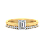 Load image into Gallery viewer, 1.5-mm-emerald-cut-solitaire-ring-with-eternity-band-in-yellow-gold-fdens11590emsleep-1.50mm-nl-yg_1761cffe-aeb1-436f-bfc5-719e7d6ed932.jpg?v=1759297211