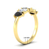 Load image into Gallery viewer, 1.50-carat-5-stone-classic-wedding-band-black-diamond-teardrop-in-yellow-gold-fdwb8008peblackangle2-1.50ct-nl-yg-hw.jpg