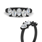 Load image into Gallery viewer, 1.50 Carat Pear Shape 5 Stone Wedding Band
