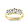 Load image into Gallery viewer, 1.50-carat-5-stone-classic-wedding-band-diamond-teardrop-in-yellow-gold-fdwb8008peangle5-1.50ct-nl-yg.jpg