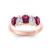 Load image into Gallery viewer, 1.50-carat-5-stone-classic-wedding-band-pink-sapphire-teardrop-in-rose-gold-fdwb8008pegsadrpiangle5-1.50ct-nl-rg.jpg