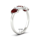 Load image into Gallery viewer, 1.50-carat-5-stone-classic-wedding-band-ruby-teardrop-in-white-gold-fdwb8008pegrudrangle2-1.50ct-nl-wg-hw.jpg