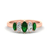 Load image into Gallery viewer, 1.50-carat-5-stone-marquise-emerald-wedding-band-in-rose-gold-fdwb8008mqgemgrsleep-1.50ct-nl-rg.jpg