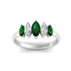Load image into Gallery viewer, 1.50-carat-5-stone-marquise-emerald-wedding-band-in-white-gold-fdwb8008mqgemgrangle5-1.50ct-nl-wg.jpg