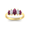 Load image into Gallery viewer, 1.50-carat-5-stone-marquise-pink-sapphire-wedding-band-in-yellow-gold-fdwb8008mqgsadrpiangle5-1.50ct-nl-yg.jpg