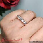Load image into Gallery viewer, 1.50-carat-basket-5-asscher-cut-wedding-ring-in-14k-rose-gold-FD10118B-4