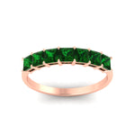 Load image into Gallery viewer, 1.50-carat-basket-set-princess-cut-emerald-ring-in-rose-gold-fdwb179prgemgrangle5-1.50ct-nl-rg.jpg