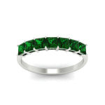 Load image into Gallery viewer, 1.50-carat-basket-set-princess-cut-emerald-ring-in-white-gold-fdwb179prgemgrangle5-1.50ct-nl-wg.jpg