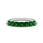 Load image into Gallery viewer, 1.50-carat-basket-set-princess-cut-emerald-ring-in-white-gold-fdwb179prgemgrsleep-1.50ct-nl-wg.jpg