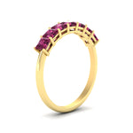 Load image into Gallery viewer, 1.50-carat-basket-set-princess-cut-pink-sapphire-ring-in-yellow-gold-fdwb179prgsadrpiangle2-1.50ct-nl-yg.jpg