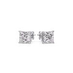 Load image into Gallery viewer, Princess Cut Diamond Stud Earring