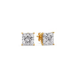 Load image into Gallery viewer, Princess Cut Diamond Stud Earring