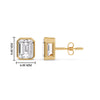 Load image into Gallery viewer, 1.50-carat-bezel-stud-earring-emerald-diamond-in-yellow-gold-FD-EAR10516EMANGLE2-1.50CT-NL-YG-HW.jpg?v=1764054158