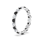 Load image into Gallery viewer, 1.50 Ct Round Cut Diamond Single Prong Eternity Ring