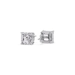 Load image into Gallery viewer, Asscher Cut Diamond Stud Earring