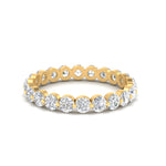 Load image into Gallery viewer, 1.50 Ct Round Cut Diamond Single Prong Eternity Ring