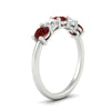 Load image into Gallery viewer, 1.50-carat-five-stone-diamond-and-ruby-wedding-band-in-white-gold-FDENS141ROBGRUDRANGLE3-1.50CT-NL-WG
