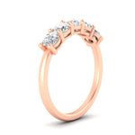Load image into Gallery viewer, 1.50-carat-five-stone-diamond-wedding-band-in-rose-gold-FDENS141ROBANGLE3-1.50CT-NL-RG