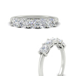 Load image into Gallery viewer, 1.50-carat-five-stone-diamond-wedding-band-in-platinum-FDENS141ROBANGLE3-1.50CT-NL-WG