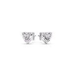 Load image into Gallery viewer, Heart Shaped 3 Prong Basket Stud Earring