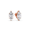 Load image into Gallery viewer, Marquise Diamond 6 Prong Stud Earrings Half Carat