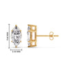 Load image into Gallery viewer, Marquise Diamond 6 Prong Stud Earrings Half Carat