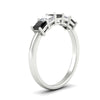 Load image into Gallery viewer, 1.50-carat-princess-cut-five-stone-black-diamond-wedding-ring-in-white-gold-fdwb8008prblackangle2-1.50ct-nl-wg.jpg